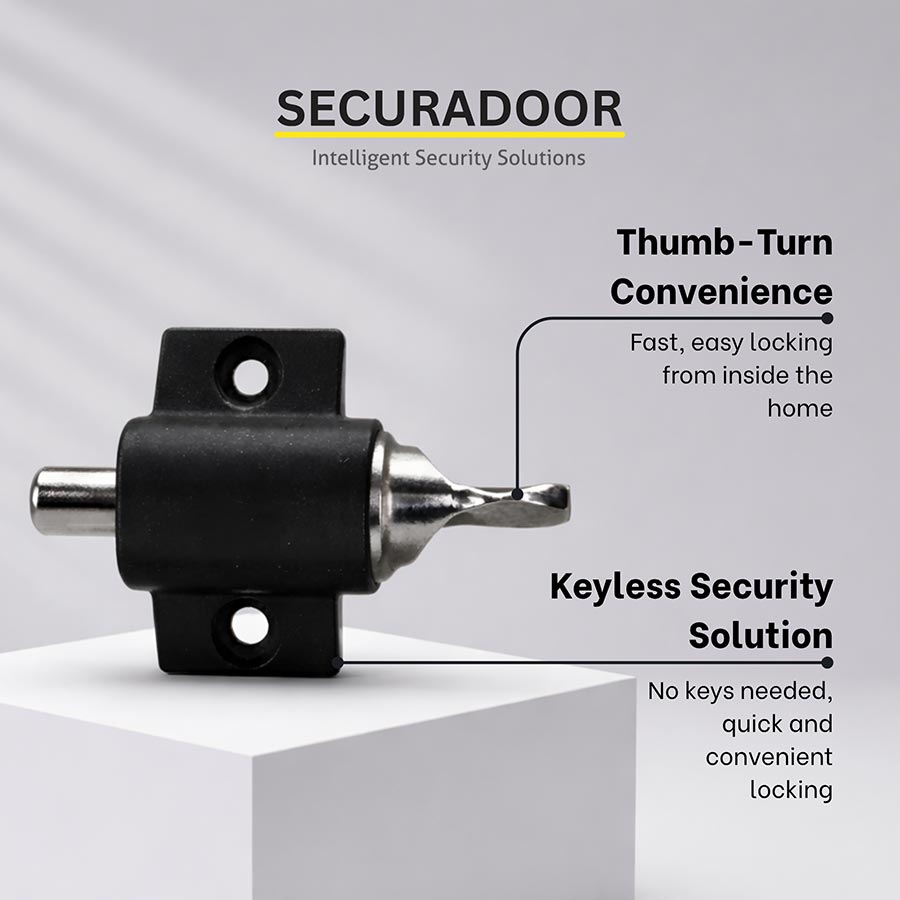 Sliding Patio Door Lock (Thumb-turn)