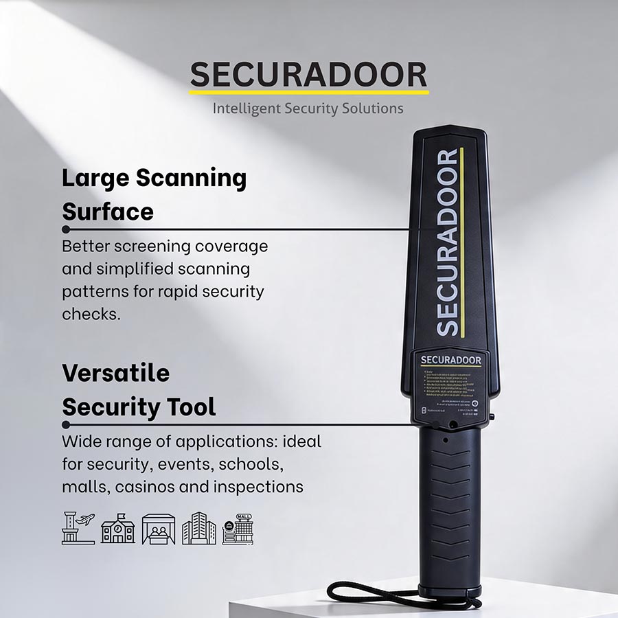 Handheld Metal Detector (9V Battery Powered)
