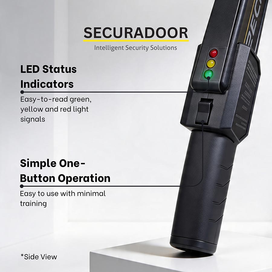 Handheld Metal Detector (9V Battery Powered)