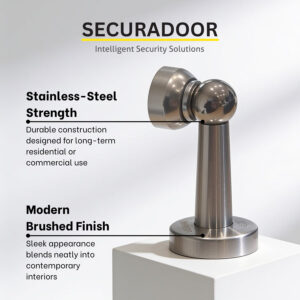 Securadoor Stainless Steel Magnetic Door Stopper