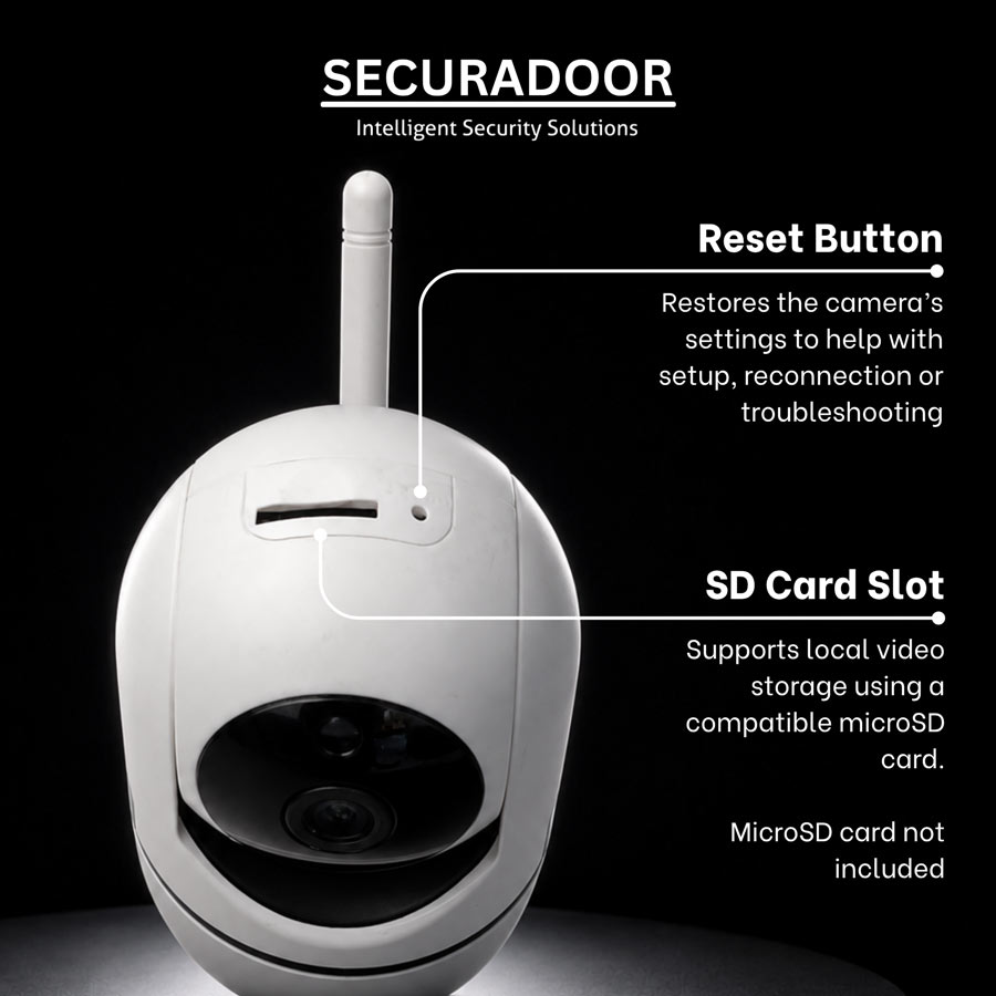 The Securadoor Indoor Wi-Fi Cloud Camera