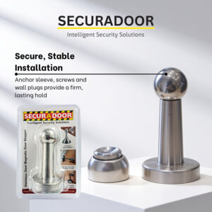 Securadoor Stainless Steel Magnetic Door Stopper