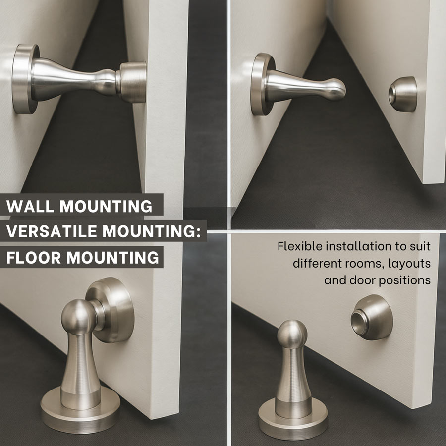 Securadoor Stainless Steel Magnetic Door Stopper