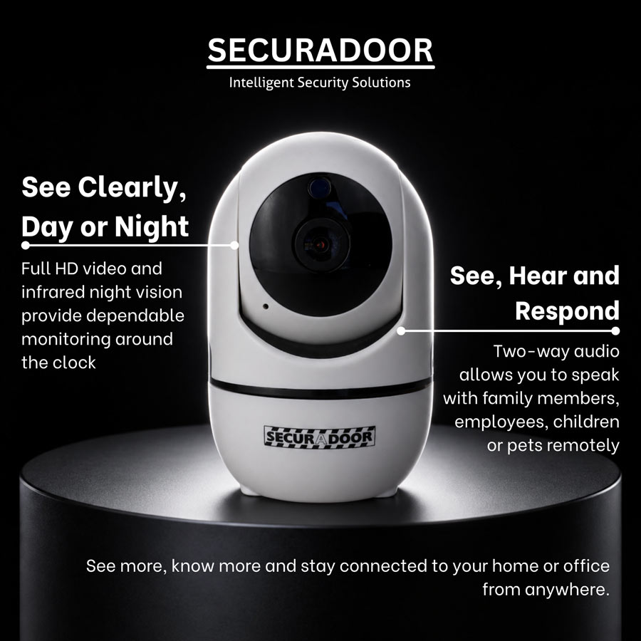 The Securadoor Indoor Wi-Fi Cloud Camera
