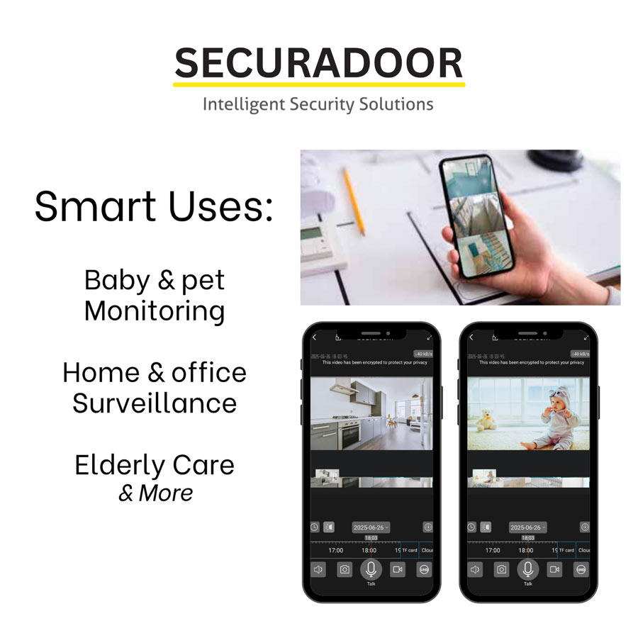 The Securadoor Indoor Wi-Fi Cloud Camera