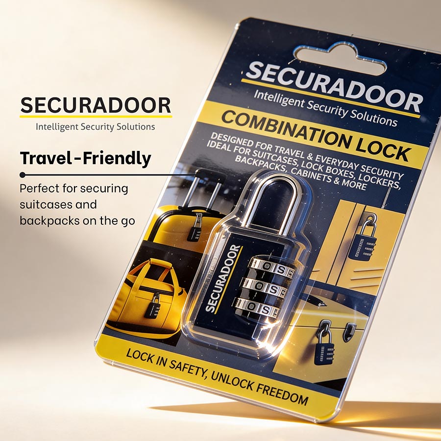 3 pack Combo Lock