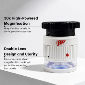 GAPP Magnifying Glass Loupe with Light - 30x