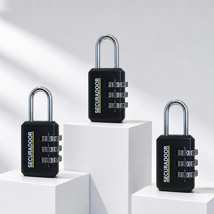 3 pack Combo Lock