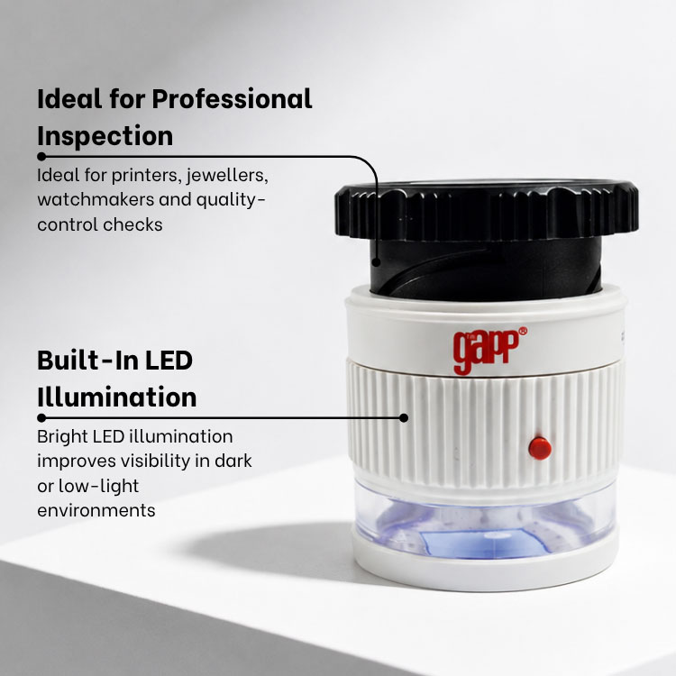 GAPP Magnifying Glass Loupe with Light - 30x