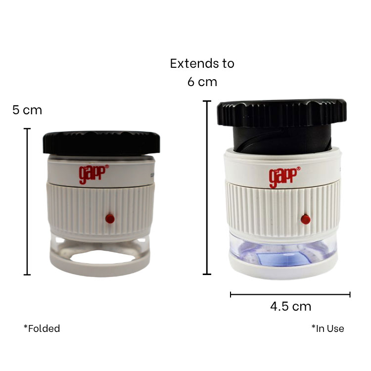 GAPP Magnifying Glass Loupe with Light - 30x